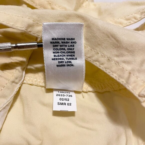 Vintage Baby Gap Overalls 6 - 12 Months Palm Tree Embroidered Yellow - Picture 7 of 14